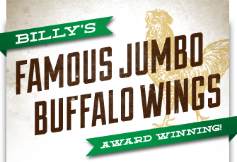 Billy's Famous Jumbo Buffalo Wings